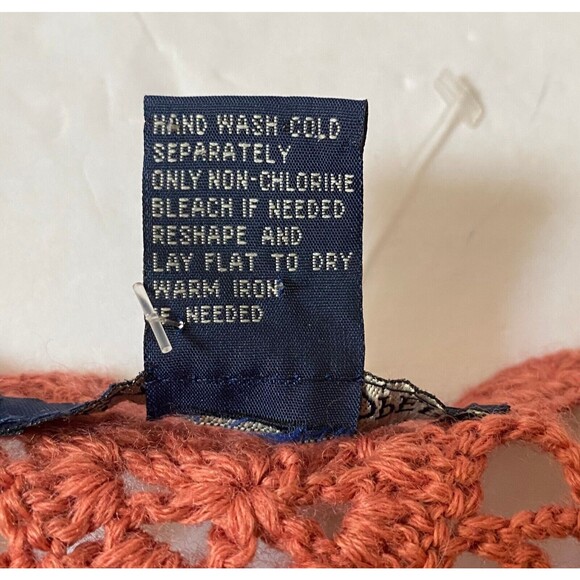 Boston Proper Crochet Kimono Sweater Women Size M Dark Rose Pink Wool Blend NWOT - Picture 7 of 15